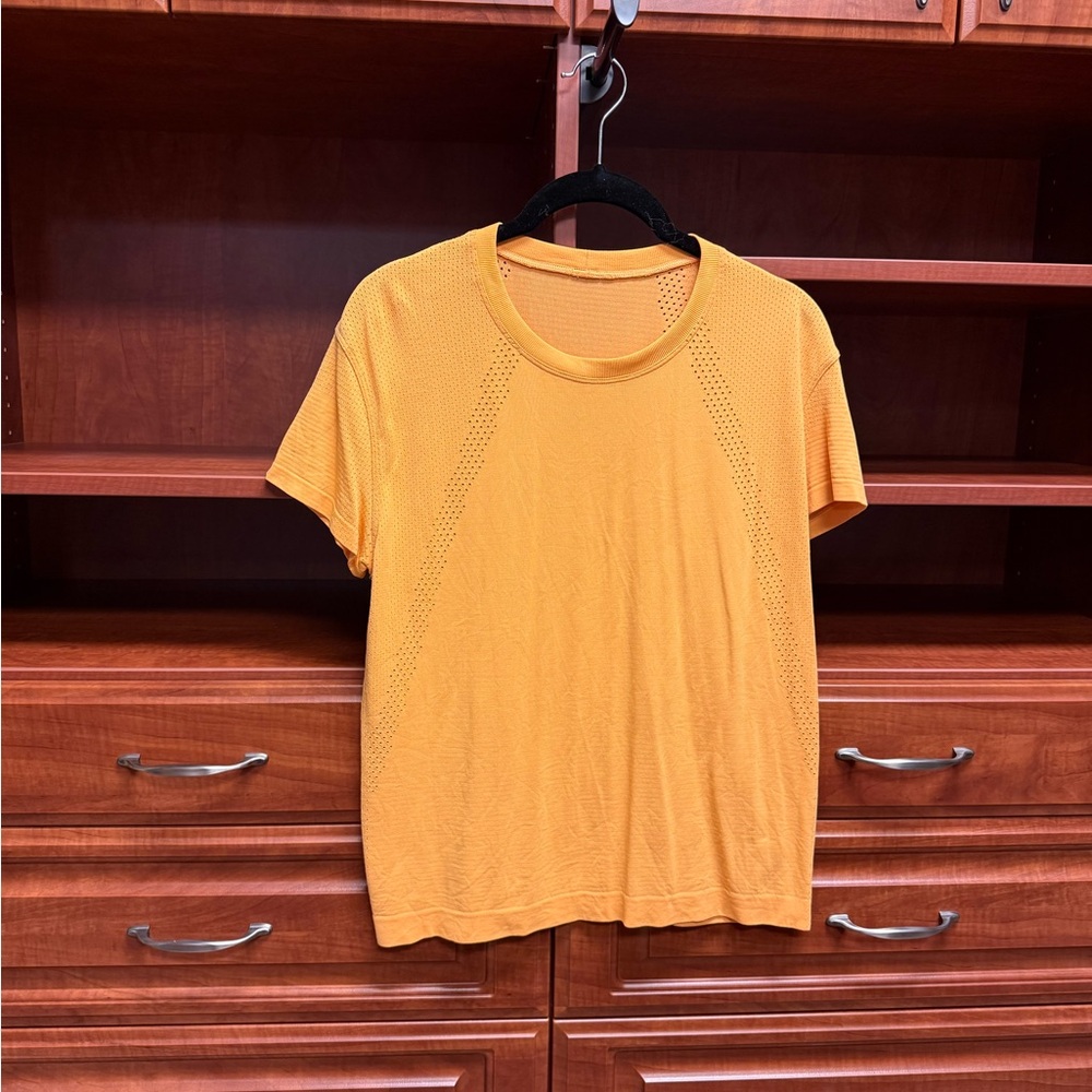 Like New Lululemon Light Orange Athletic Top